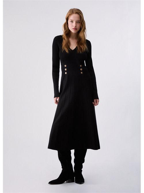 Abito midi in maglia